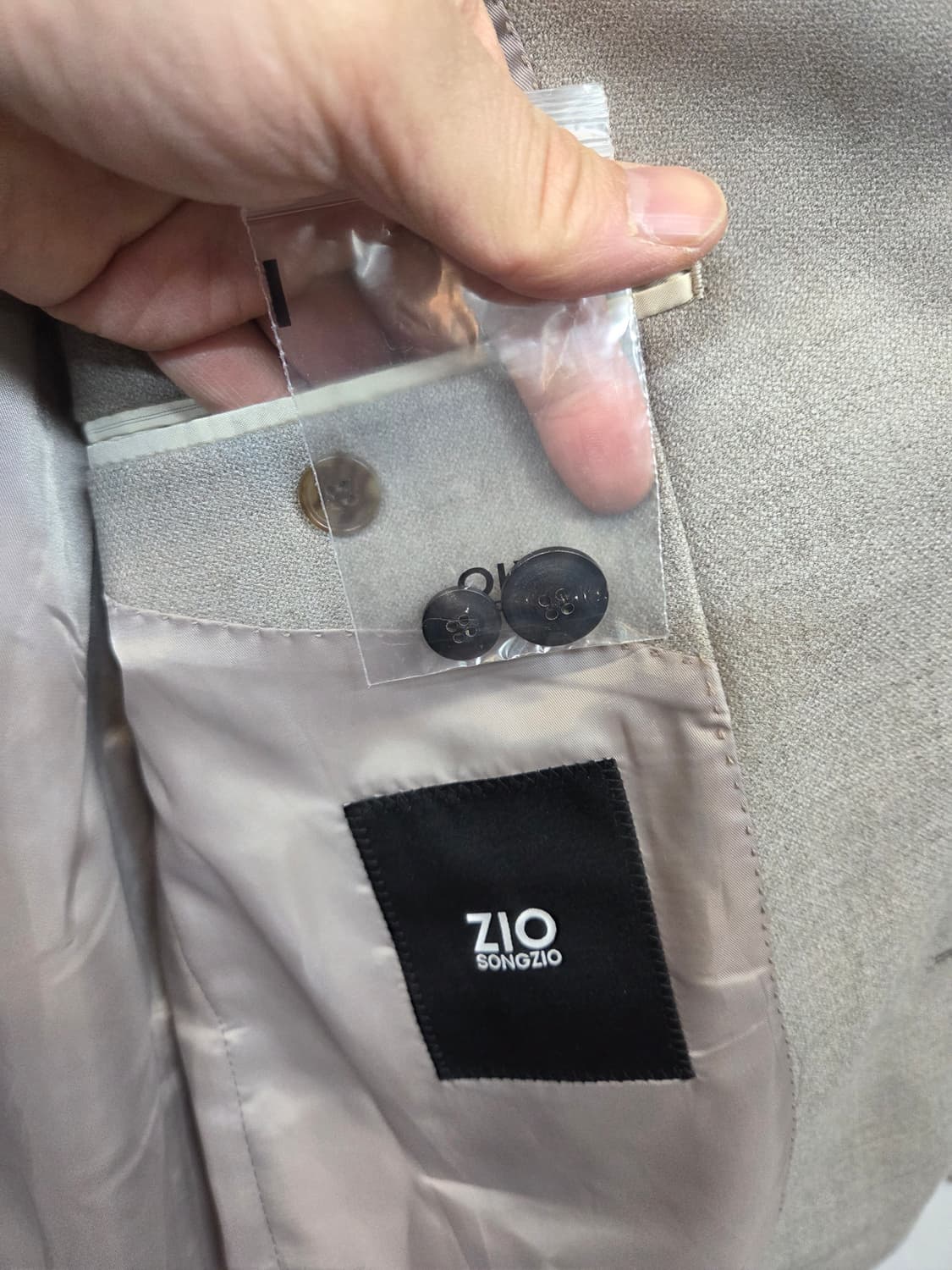 지오송지오 투버튼 블레이져 자켓 100 상품이미지5