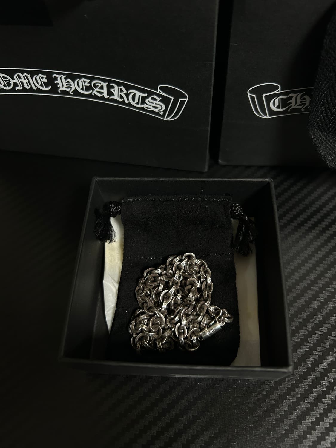 크롬하츠 페이퍼체인 24인치, CH크로스 with 베일 상품이미지3