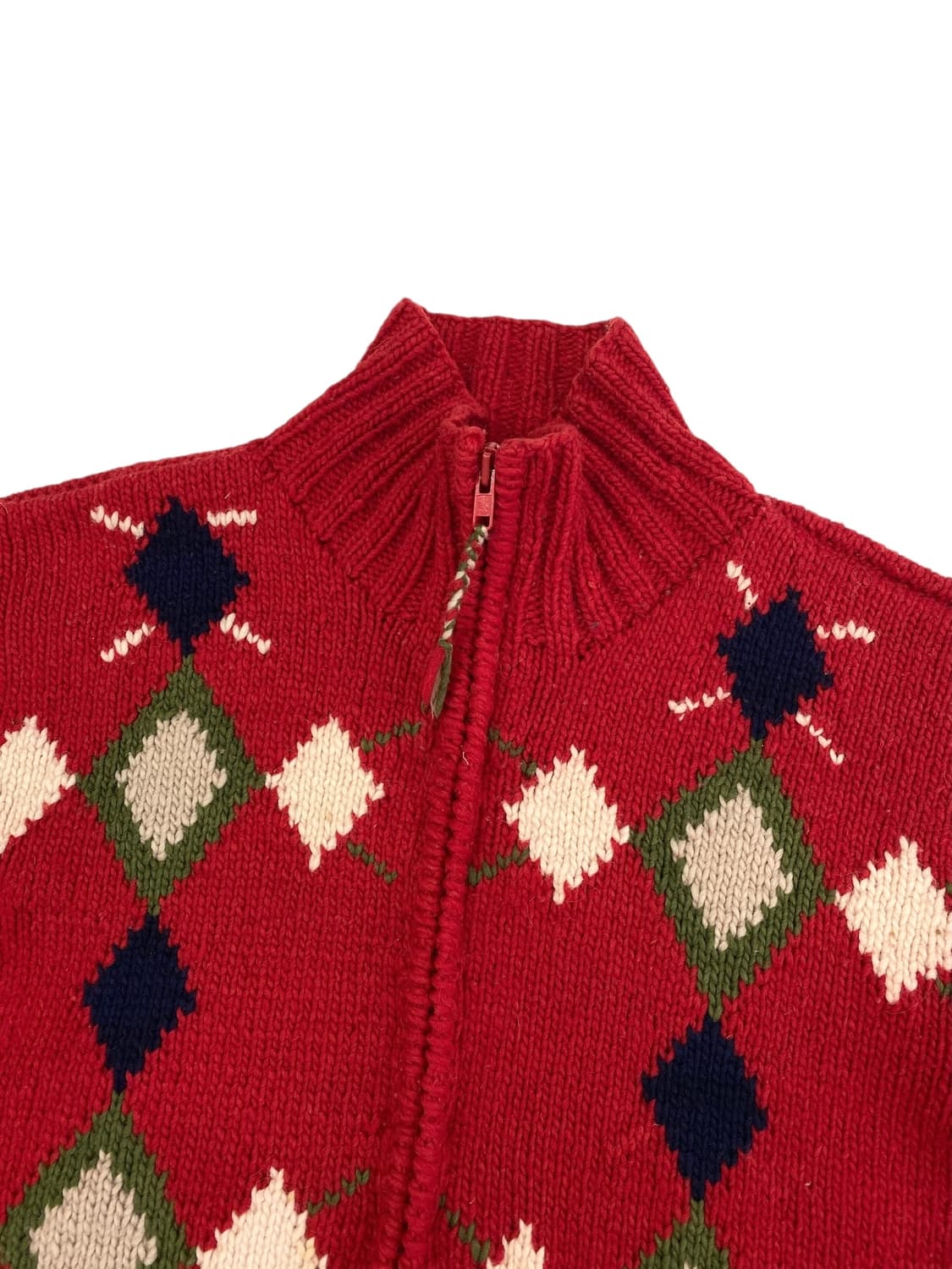 Frantic 핸드니트 울 지퍼 스웨터  상품이미지3