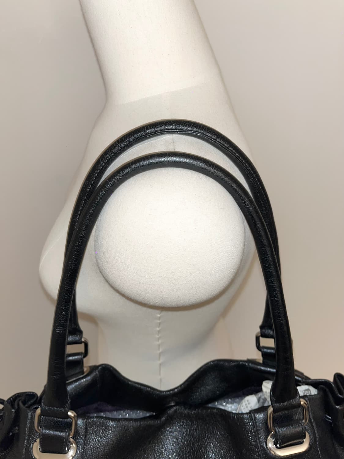 📦Elegance allblack shoulder bag 상품이미지6