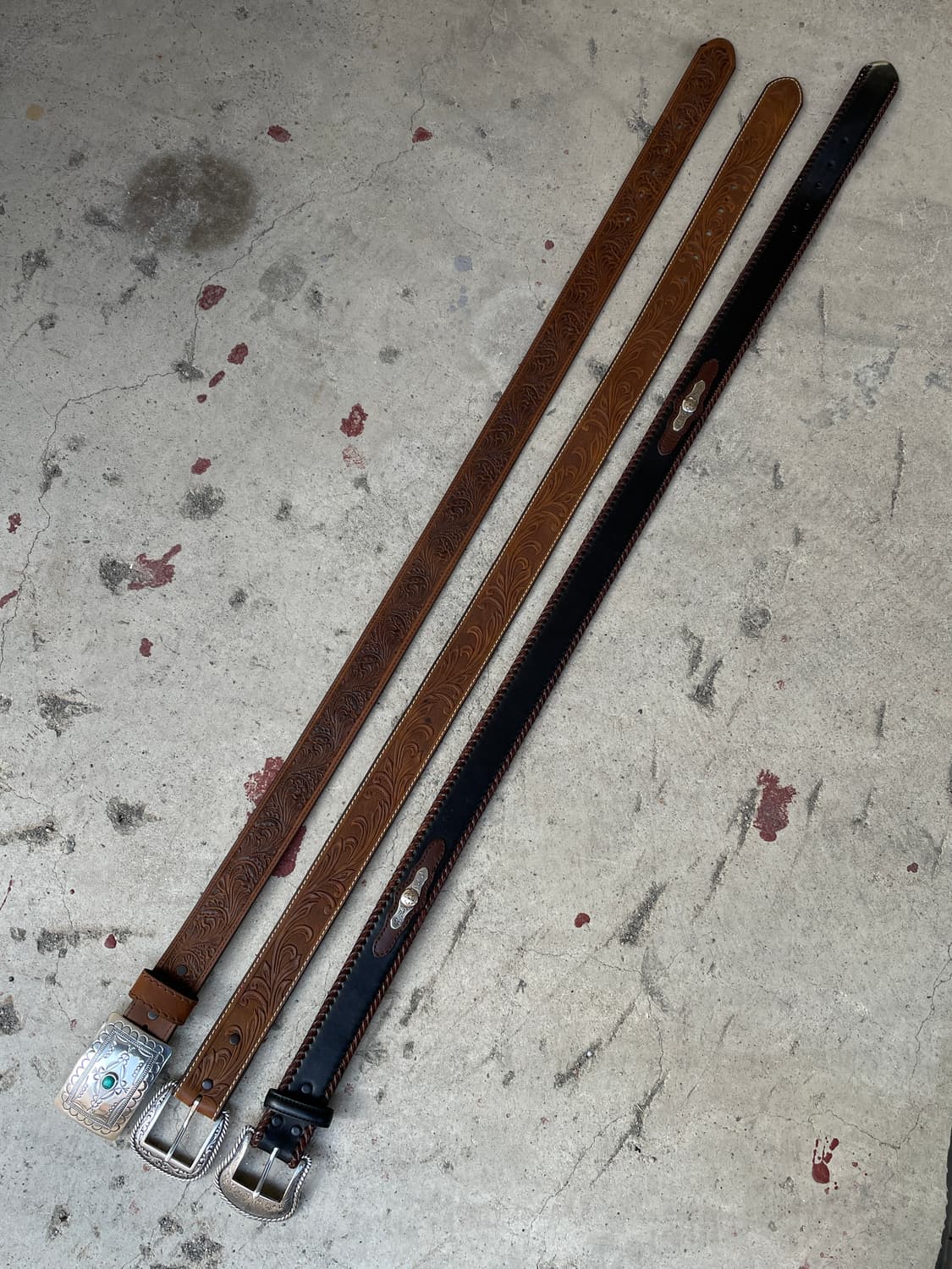 00s Nocona Studded Western Belt 상품이미지7