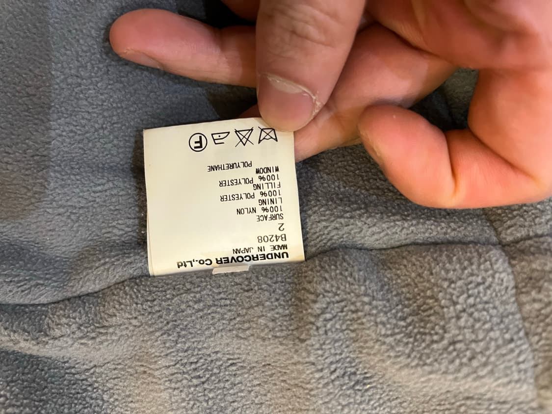 언더커버 2008AW 고어텍스 라이더 패딩 자켓 상품이미지9