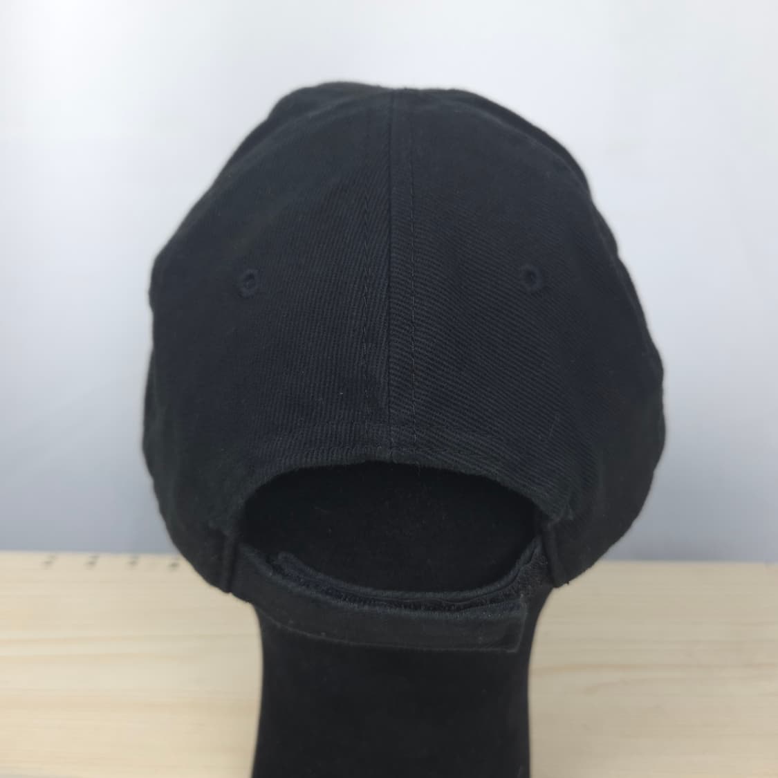발렌시아가 블랙 볼캡 모자  상품이미지3