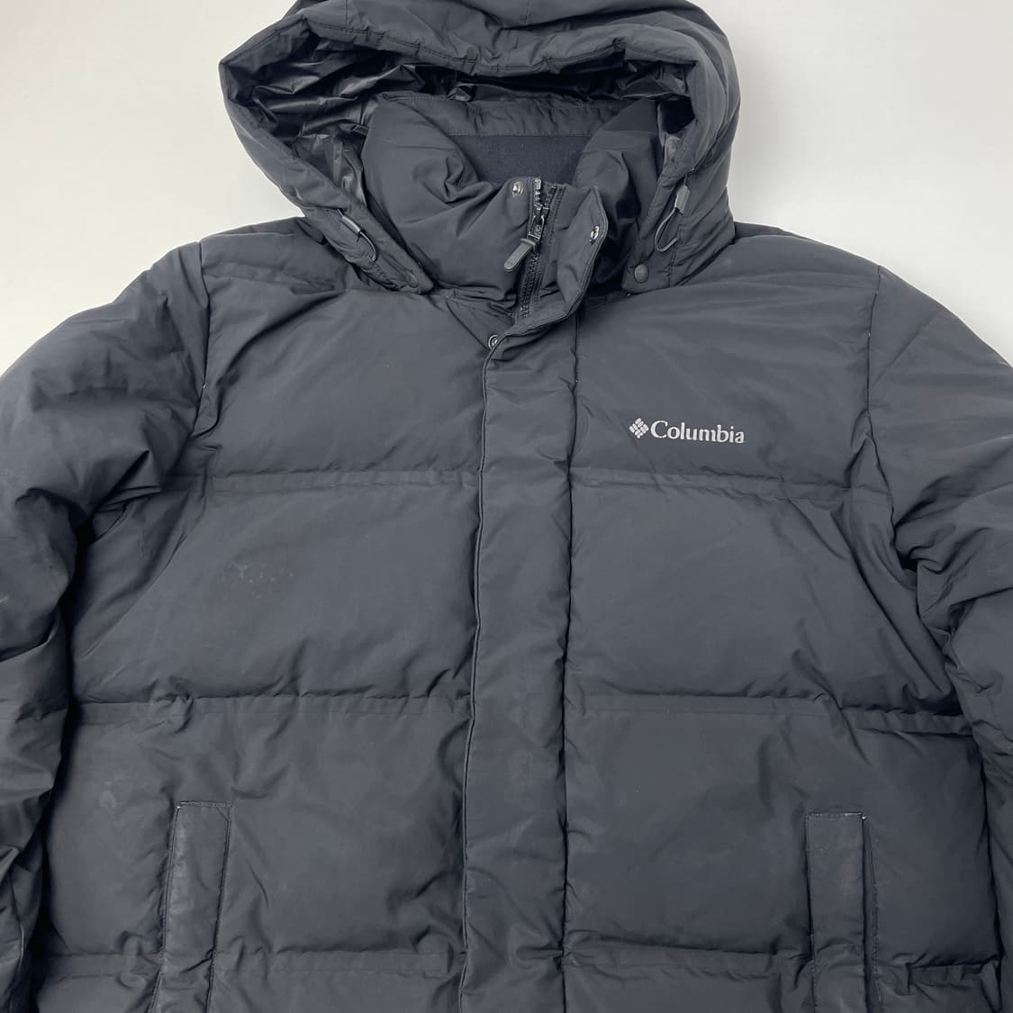 [중고] 컬럼비아 덕다운 롱패딩 블랙 L 상품이미지4