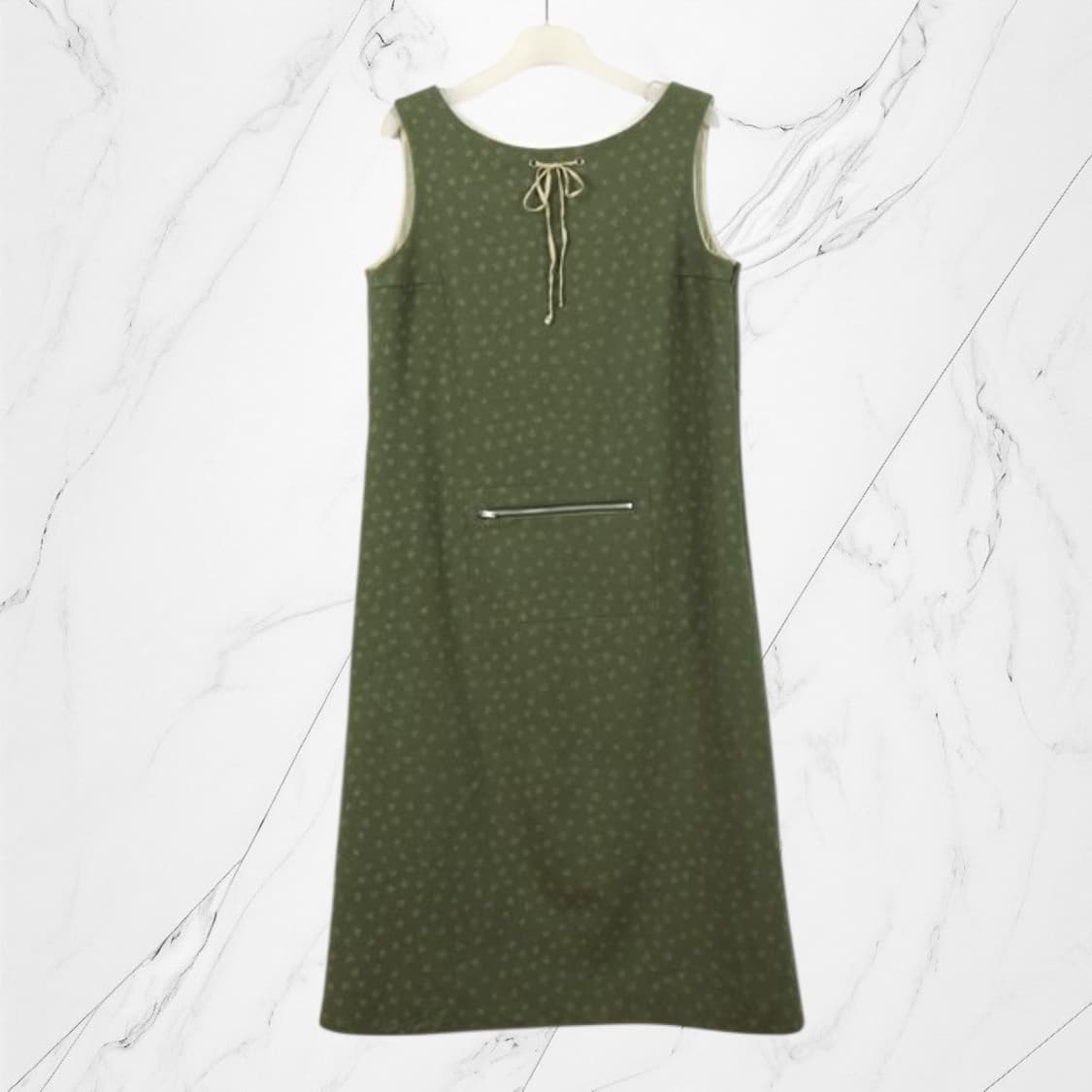 MARC JACOBS LOOK  카키 패턴 민소매 원피스 상품이미지2