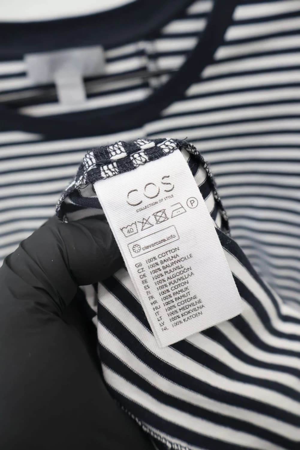 COS Striped Short Sleeve Tee 상품이미지6