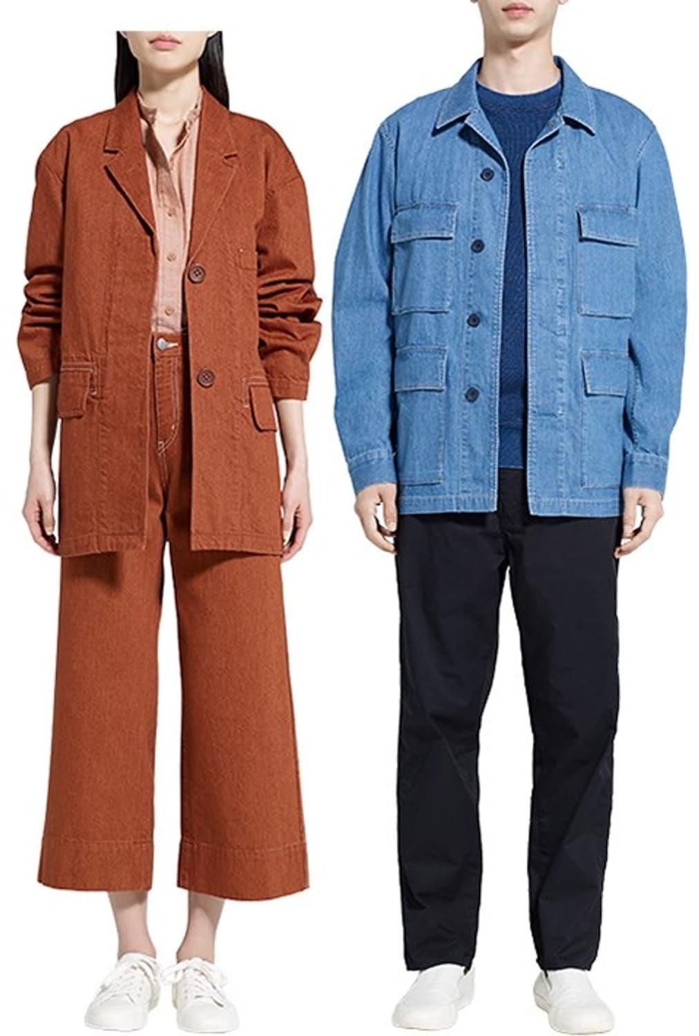 WU Stand Collar Shirt (Brown) 상품이미지4