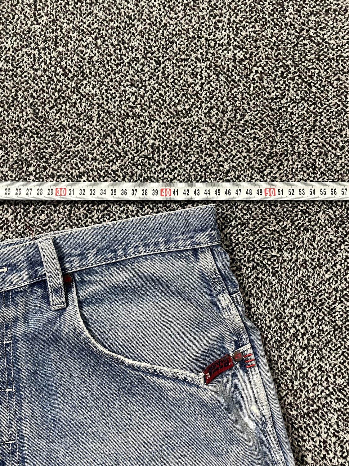 빈티지9. DN MECCA 루즈핏 청바지 데님팬츠 스트랩 포인트 상품이미지5