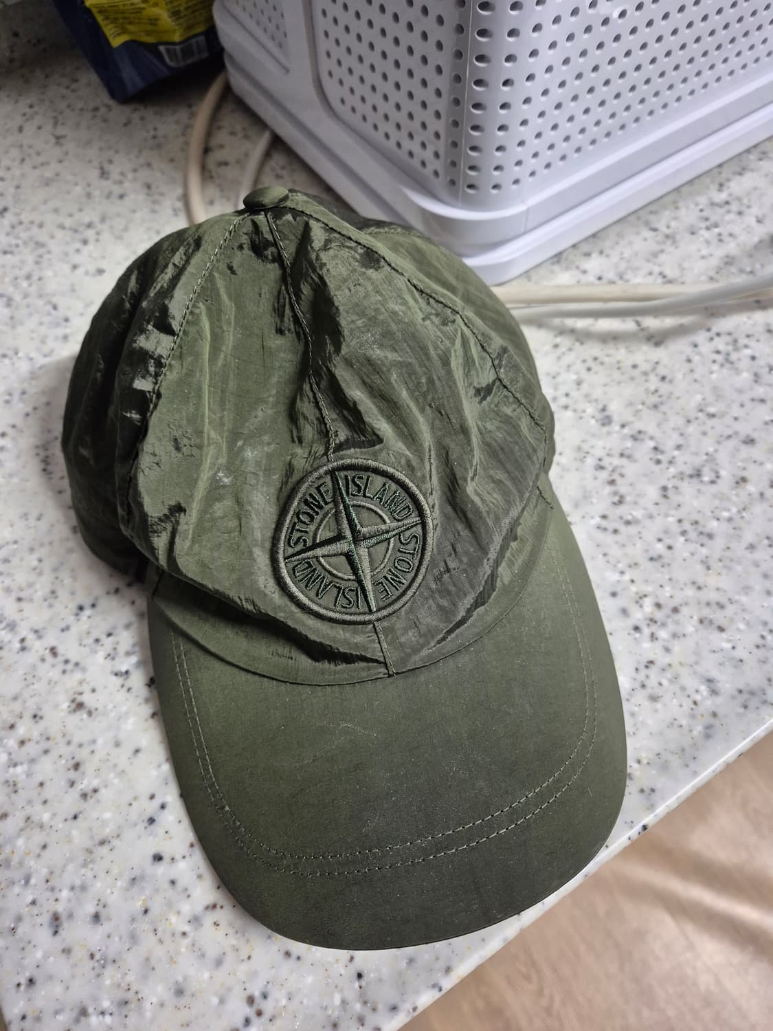 [XL]스톤아일랜드 나일론 볼캡 카키 초록 그린 상품이미지2