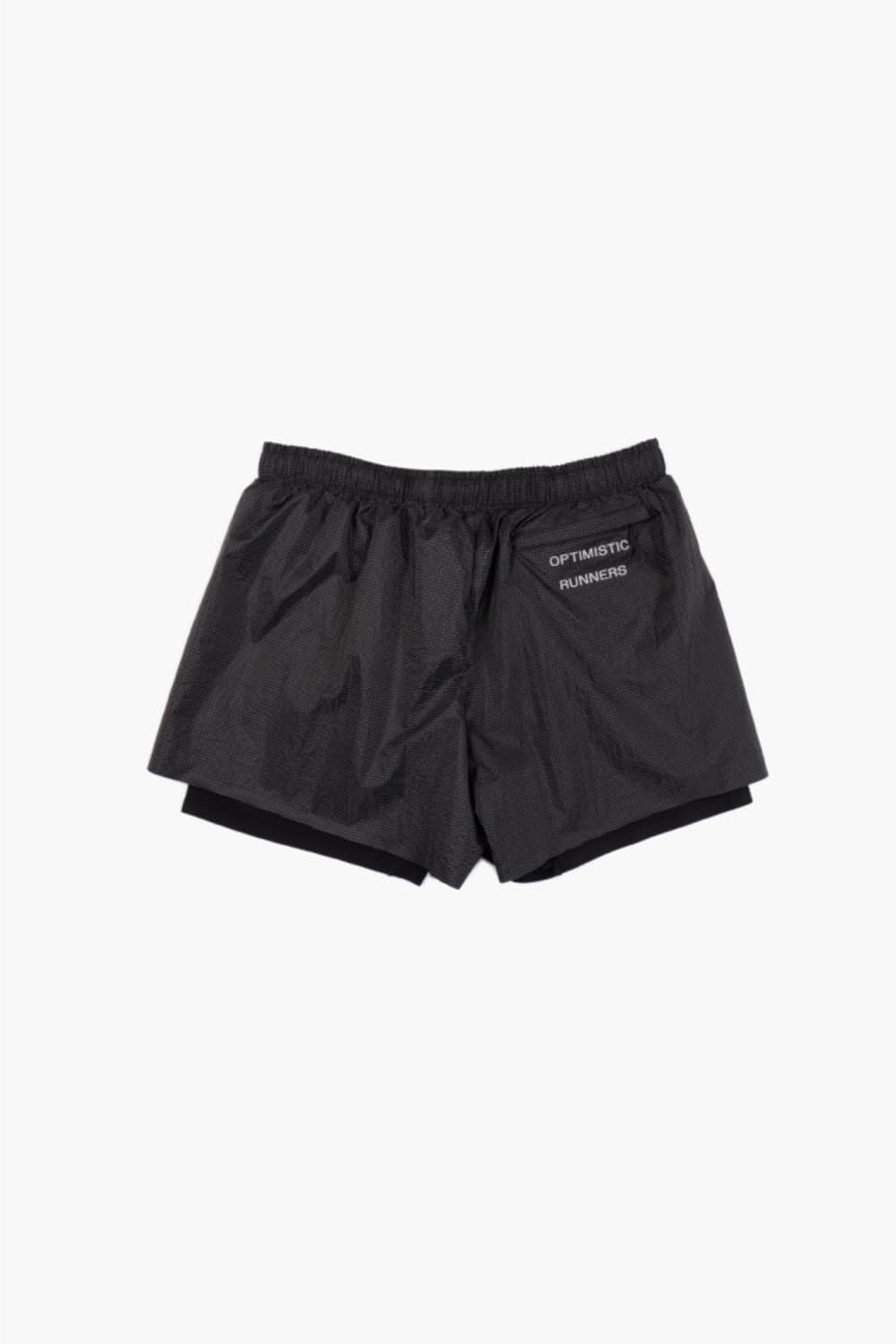 [M , L] 옵티미스틱 글로시 쇼츠 블랙 상품이미지2