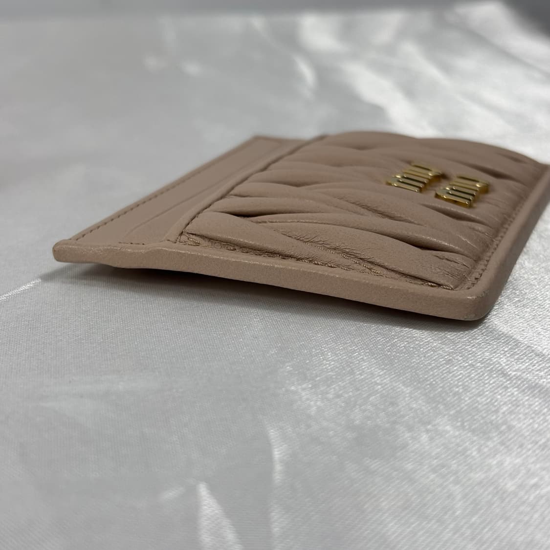 (정품)미우미우 마테라쎄 카드홀더 지갑 파우더핑크 상품이미지8