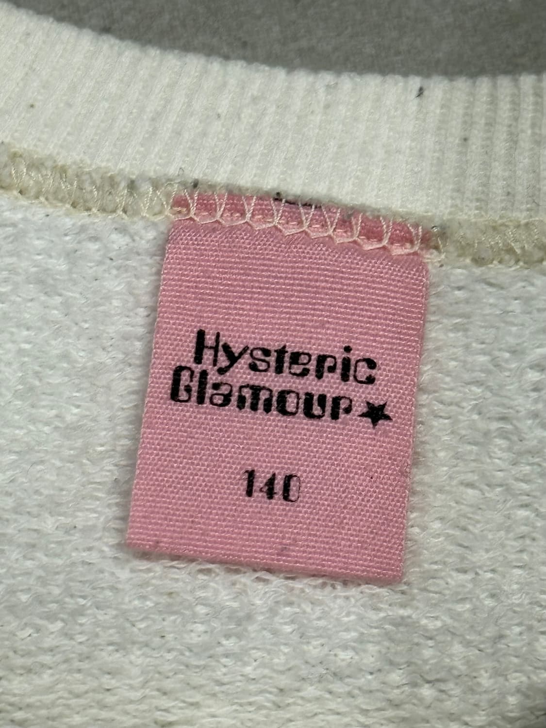 히스테릭 글래머 아카이브 체크 패턴 퍽베어 맨투맨 스웨터 상품이미지5