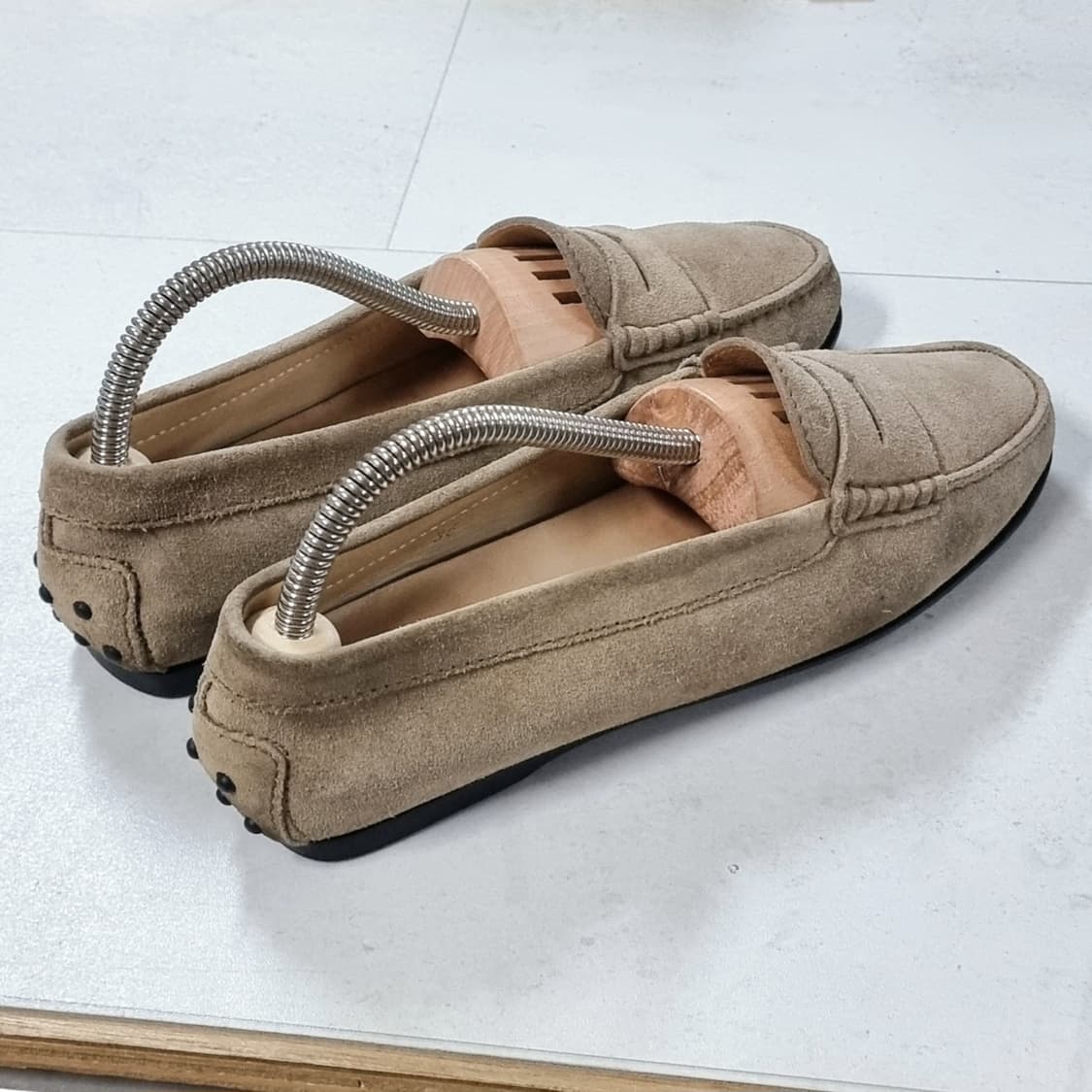 토즈 Tod's 스웨이드 로퍼 드라이빙 슈즈 구두 슈즈 (230/36) 상품이미지3