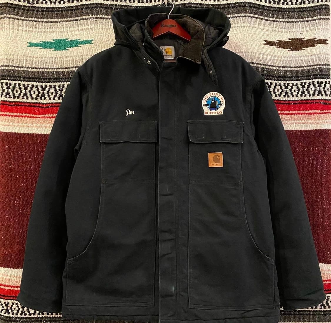 90s Made in USA 칼하트 워크 패딩자켓 상품이미지5