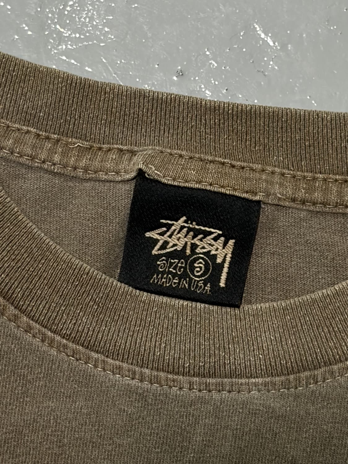 스투시(Stussy) USA 피그먼트 다이드 반팔 티셔츠 상품이미지3