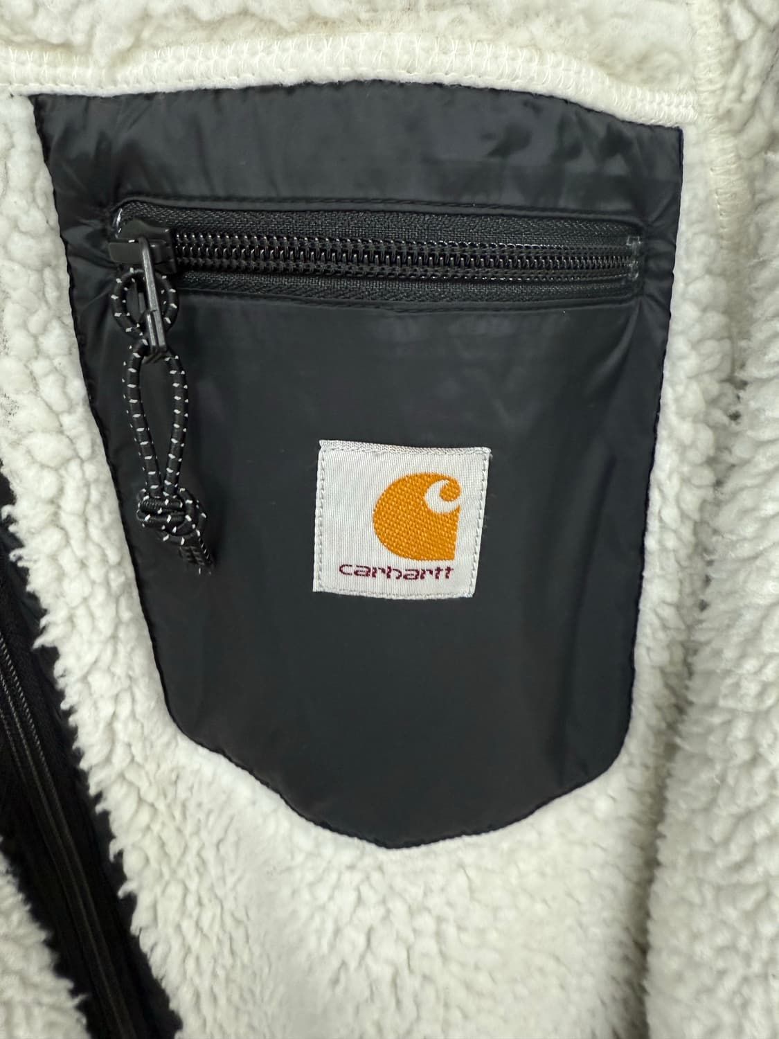 [M] 칼하트 wip 플리스 자켓 화이트 상품이미지3