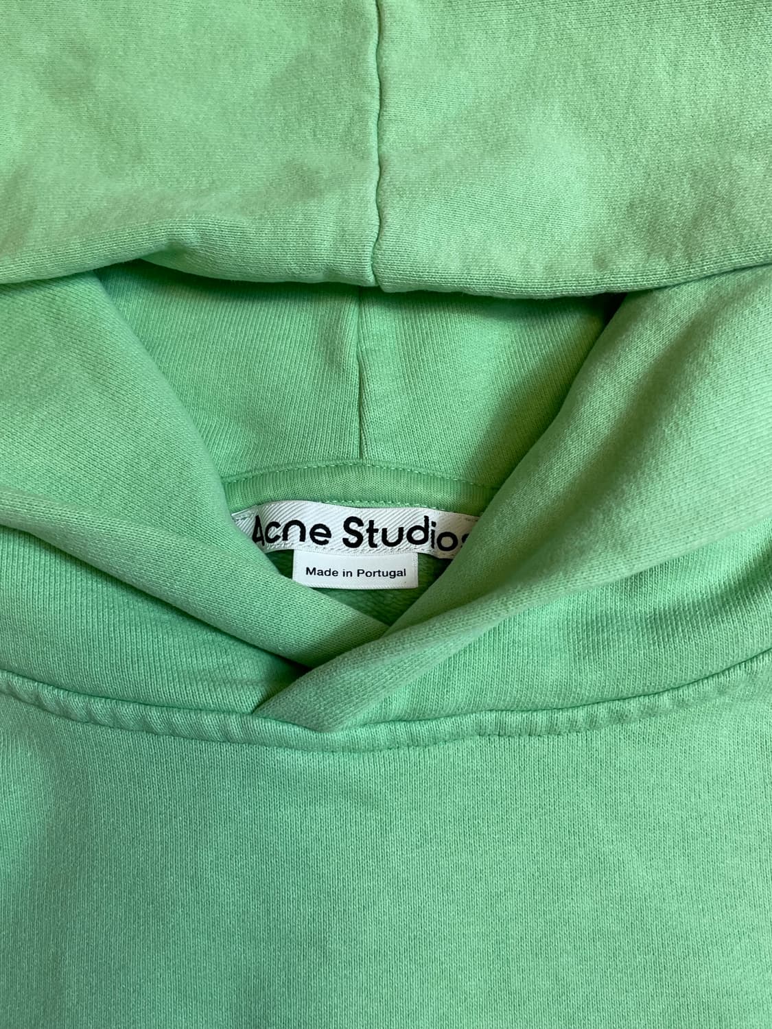 아크네 스튜디오 민트 그린 후드티 상품이미지5