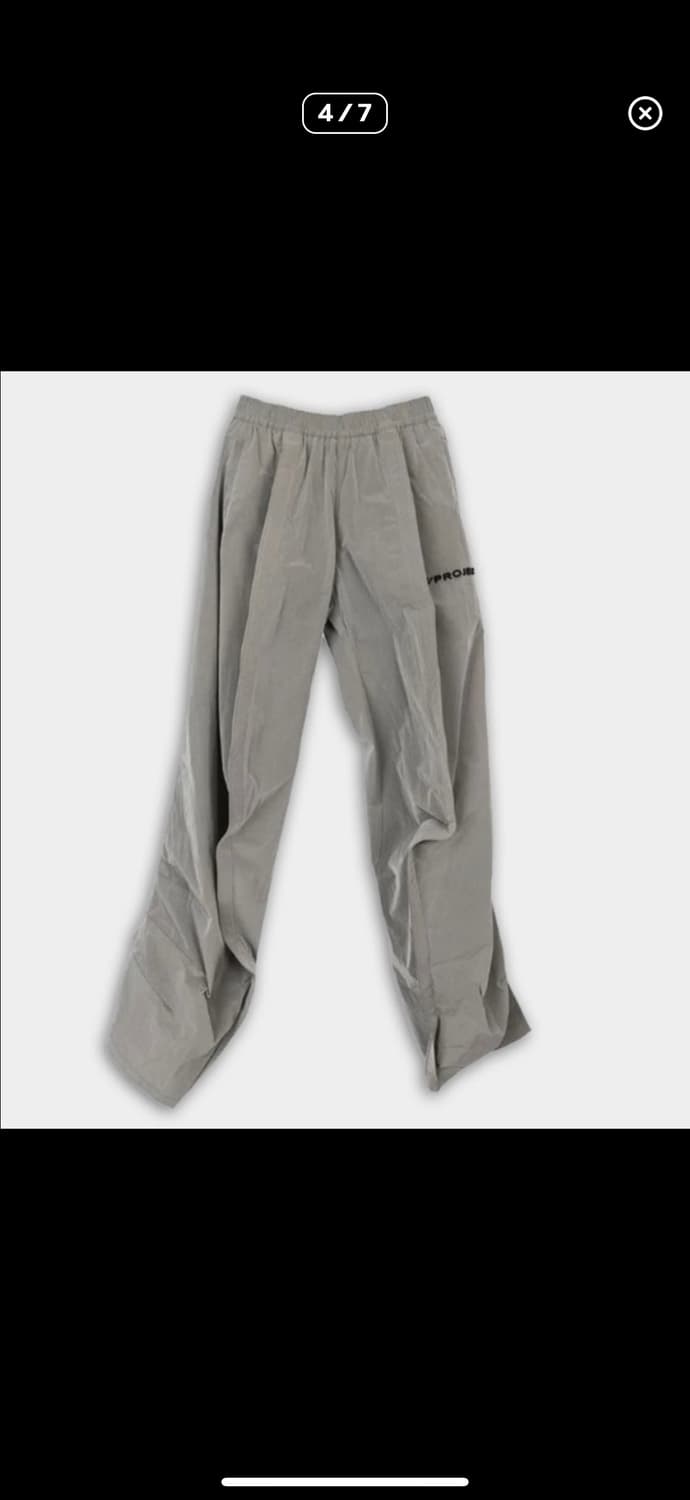 [L] 와이프로젝트 바나나 파라슈트 팬츠 실버 상품이미지3