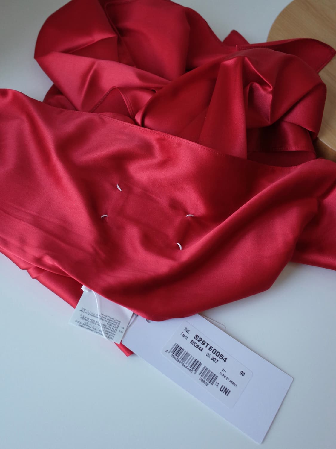 (새상품) 메종 마르지엘라 2021 존 갈라노 아티저널 컬렉션 실크스카프 상품이미지2