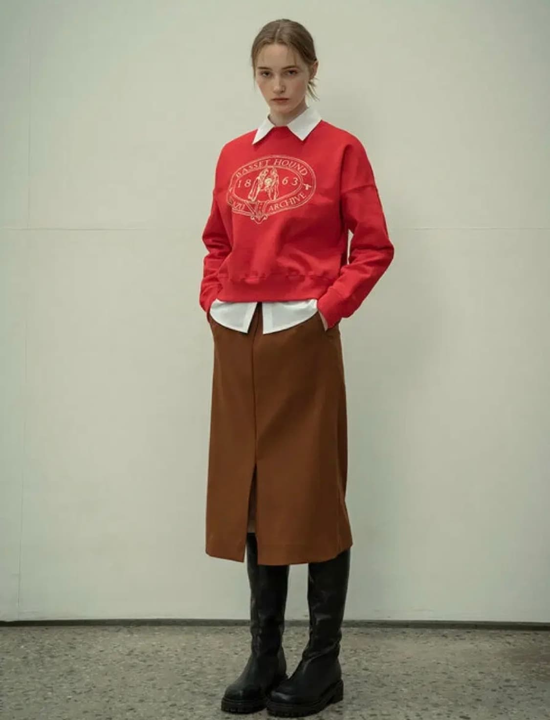 시야쥬 바셋 하운드 스웻 셔츠 맨투맨 상품이미지3