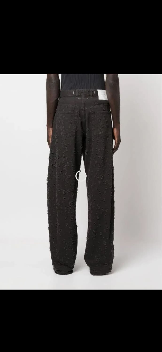 MM6마르지엘라 디스트로이드 와이드 데님팬츠31 상품이미지2