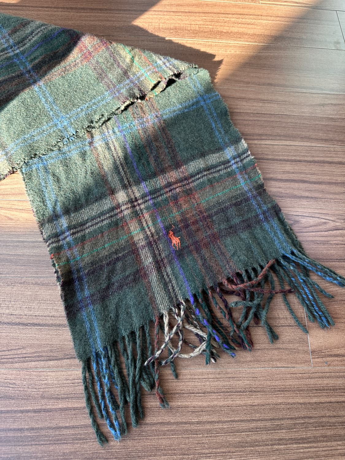 폴로 체크 울 머플러(made in Italy) 상품이미지7