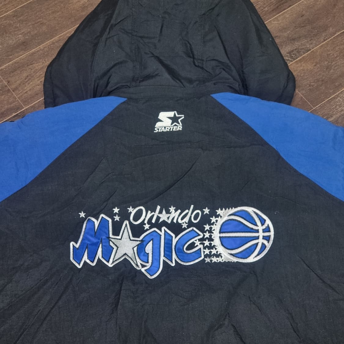 스타터 NBA 올드스쿨 올랜도 매직 후드 패딩 자켓 L 상품이미지4