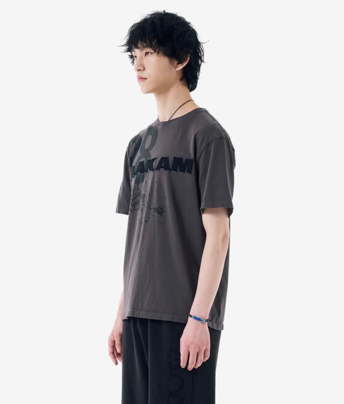 아캄 98 Printed Half Top (Dark Gray) 상품이미지1