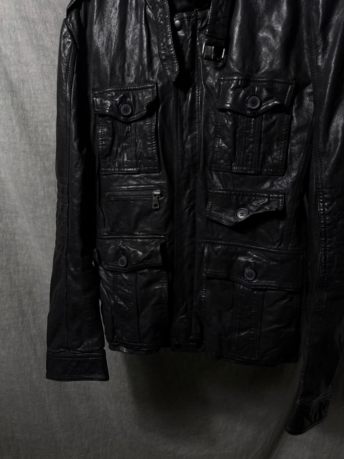 Lamb Leather Multi-Pocket Jacket  상품이미지5