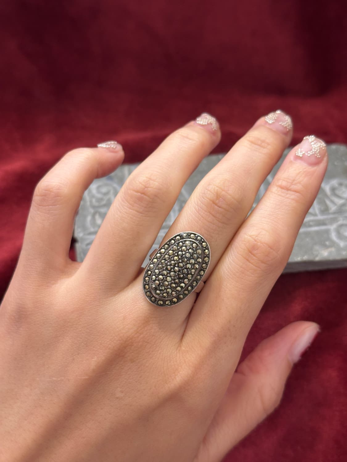 marcasite 925silver ring   상품이미지6