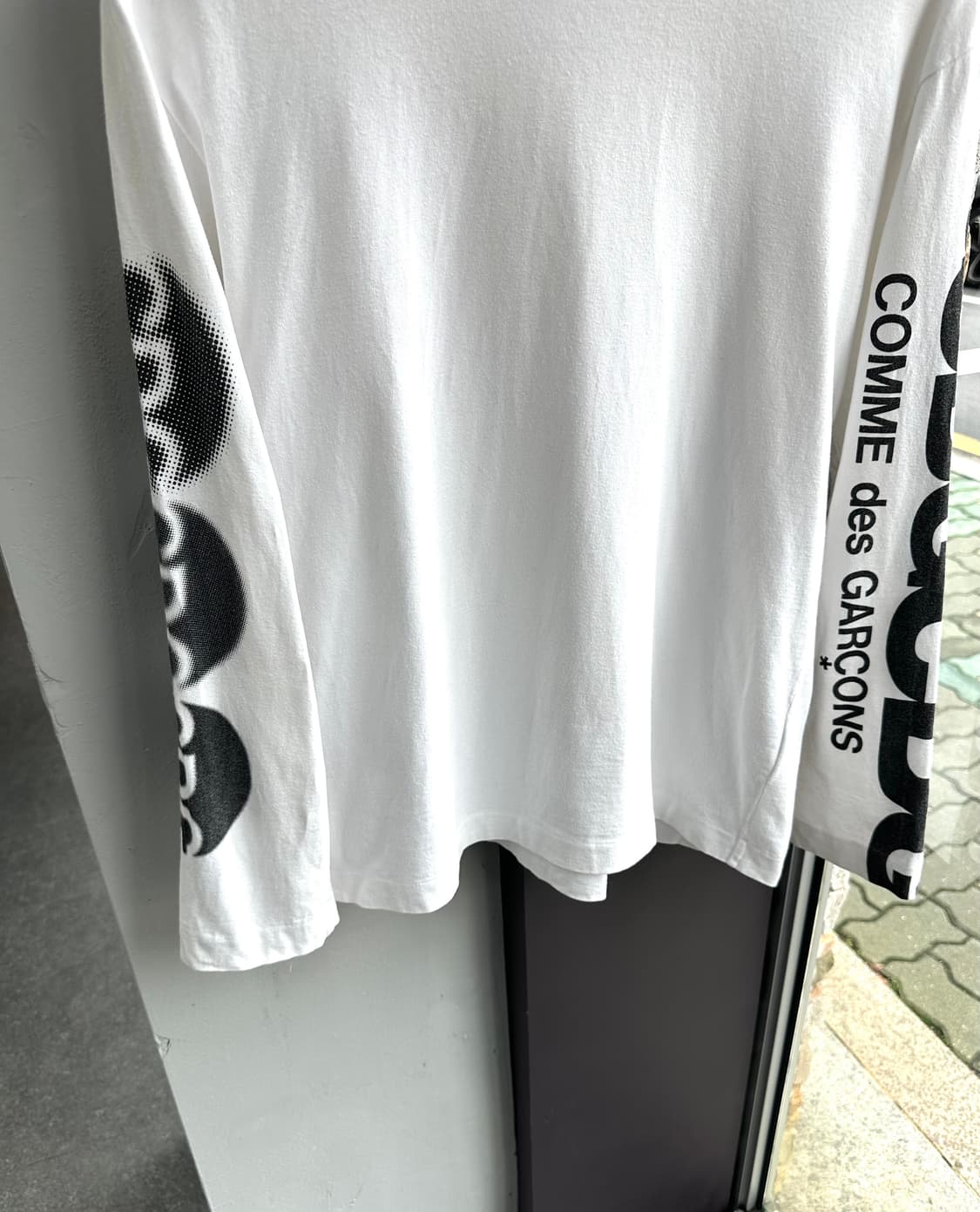 L/ 꼼데가르송 CDG 암프린팅 긴팔 상품이미지4