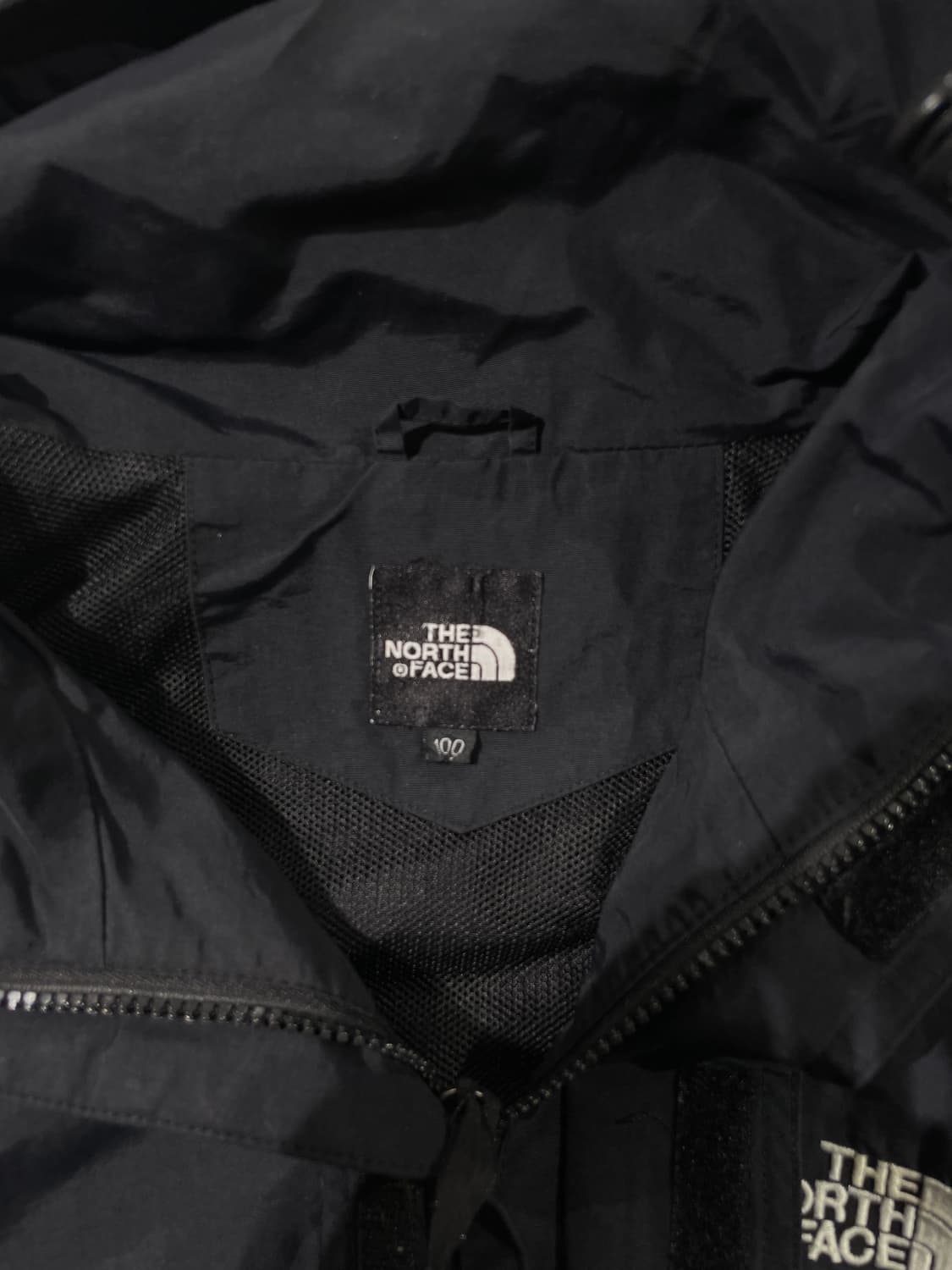 노스페이스 블랙 암 포켓 벨크로 나일론 자켓 상품이미지7