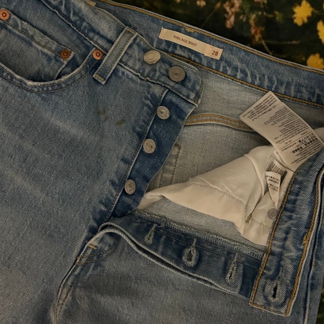 Levi’s 리바이스 RIBCAGE BOOT 데님 상품이미지3