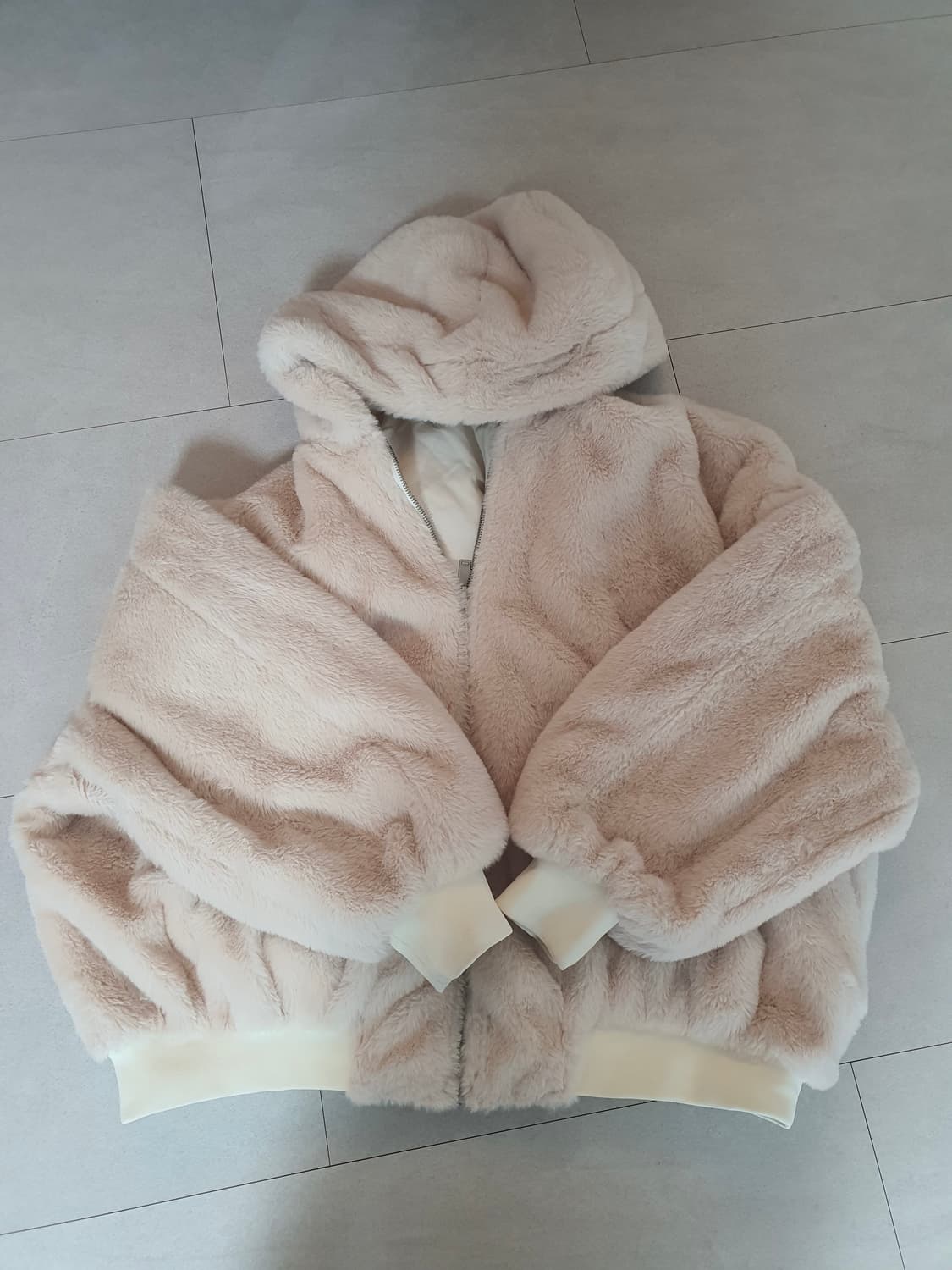 항공 밍크 양면 숏 패딩 점퍼 리버시블 상품이미지1