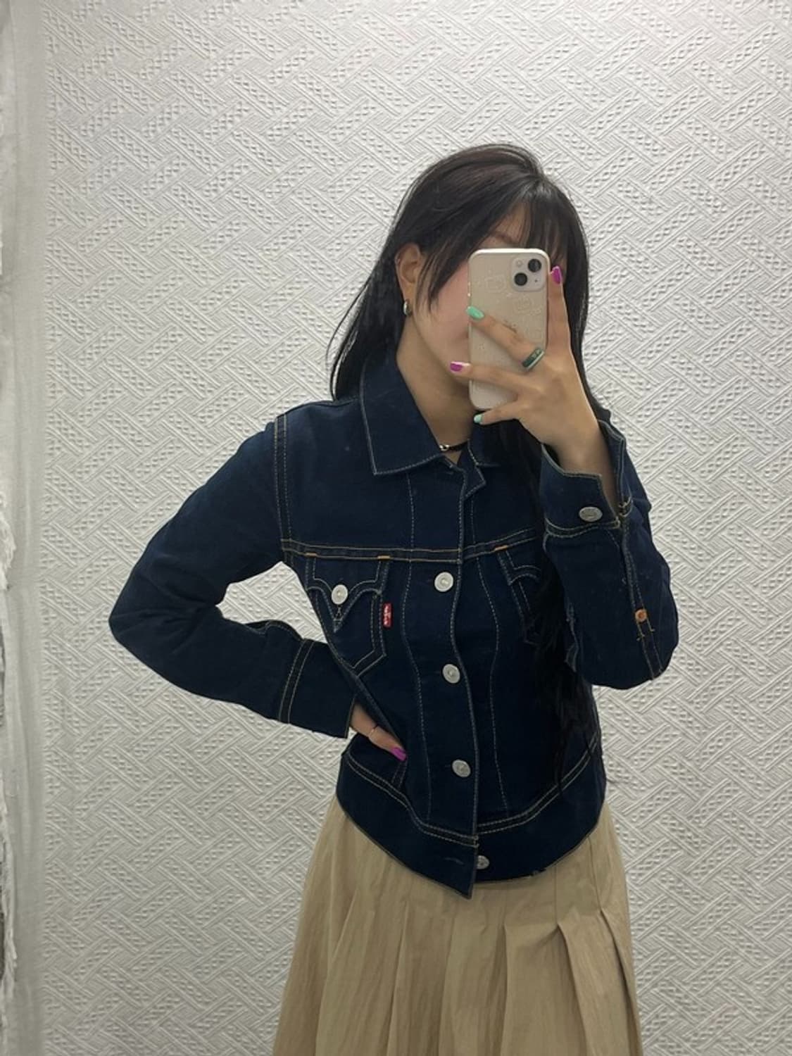 리바이스 올드스쿨 빈티지 트러커 데님 자켓 S C06566 상품이미지1