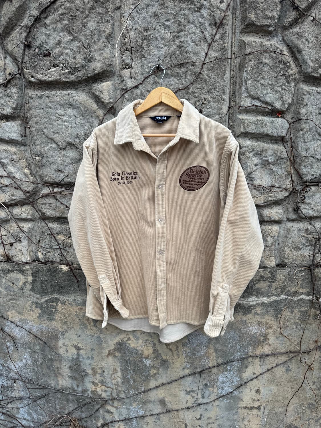 Gola 코듀로이 셔츠 L 상품이미지1