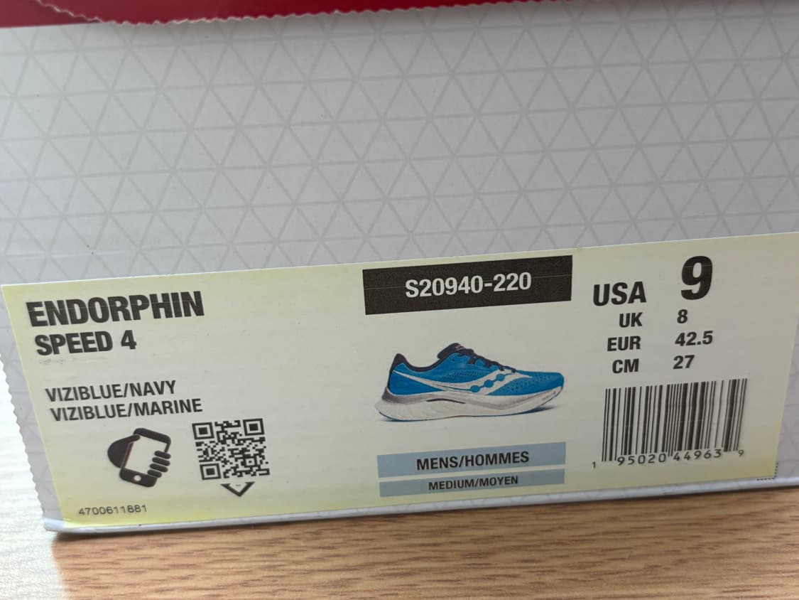 [270/새상품] 써코니 엔돌핀 스피드 4  상품이미지3