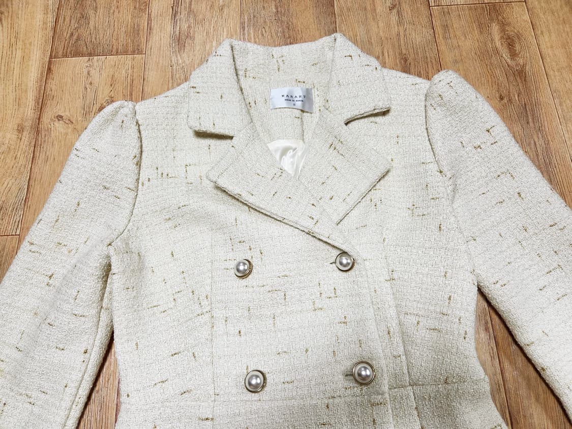 제평 마랑(MARANT) 플레어 트위드자켓코트 55 새상품  상품이미지2