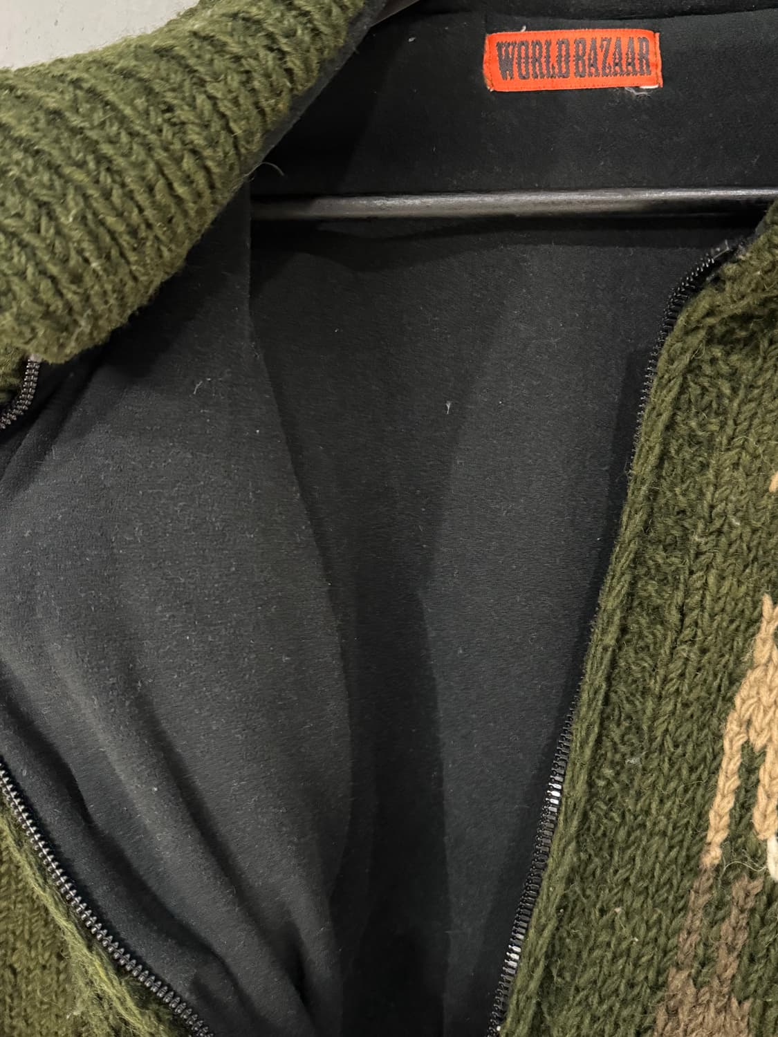 Worldbazaar 노르딕 울 카키 코위찬 상품이미지4