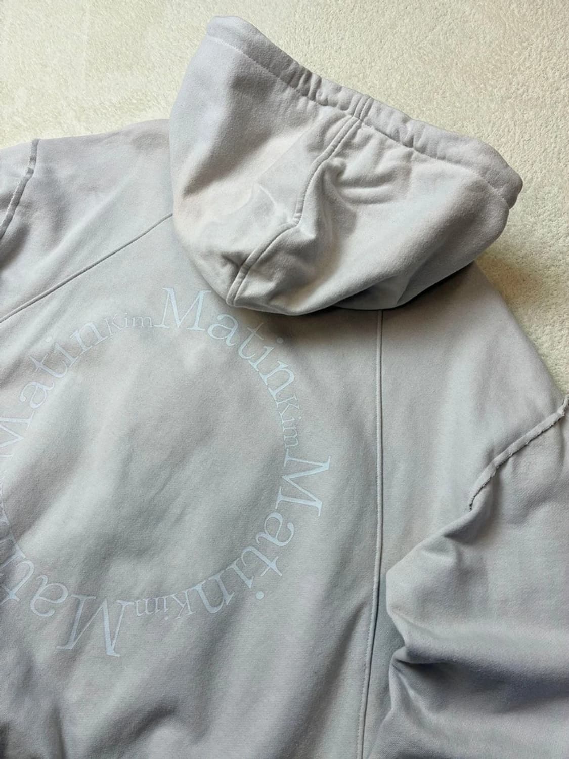 마뗑킴 22ss 그런지 피그먼트 후드 집업 PN5789 상품이미지2