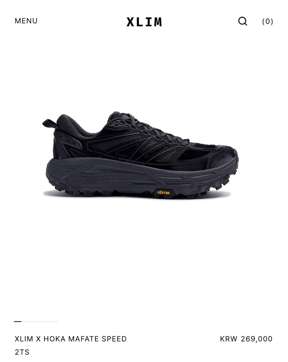 265) xlim x hoka 블랙 상품이미지1