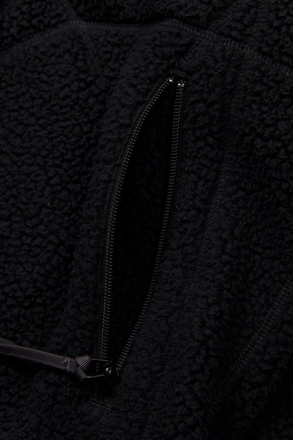 Porter classic 플리스 집업 자켓 블랙 상품이미지6