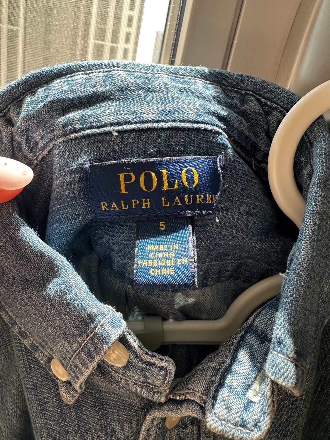 폴로데님셔츠 상품이미지2