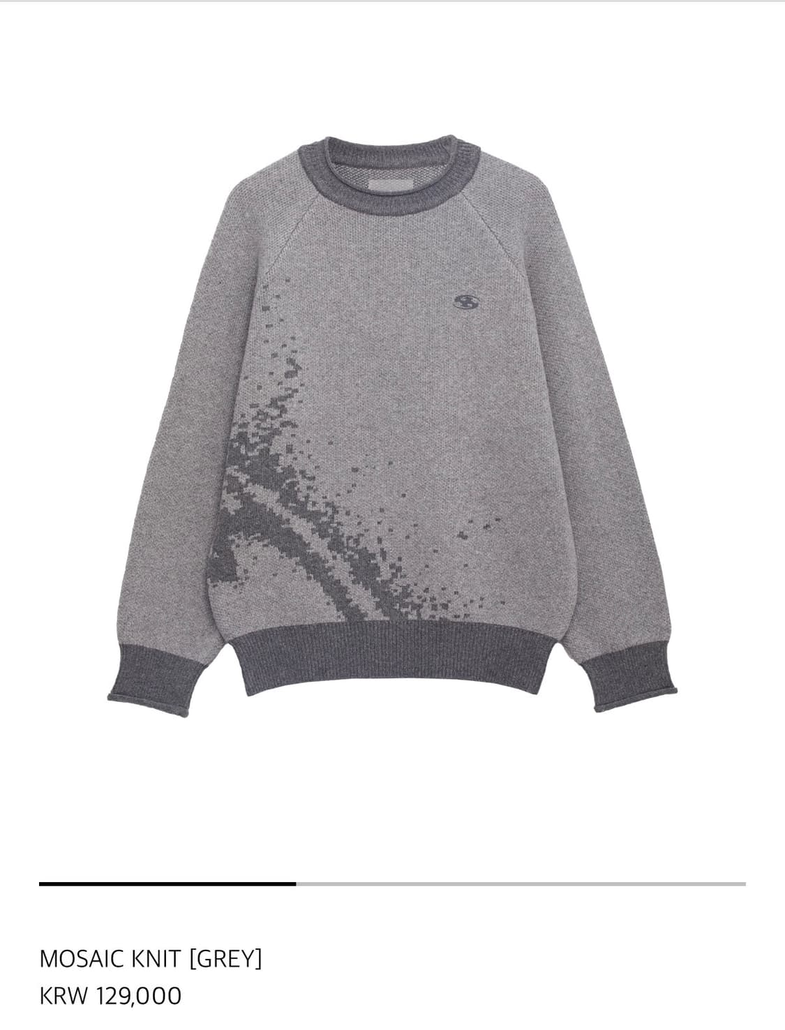 sansangear mosaic knit 모자이크 니트 상품이미지1