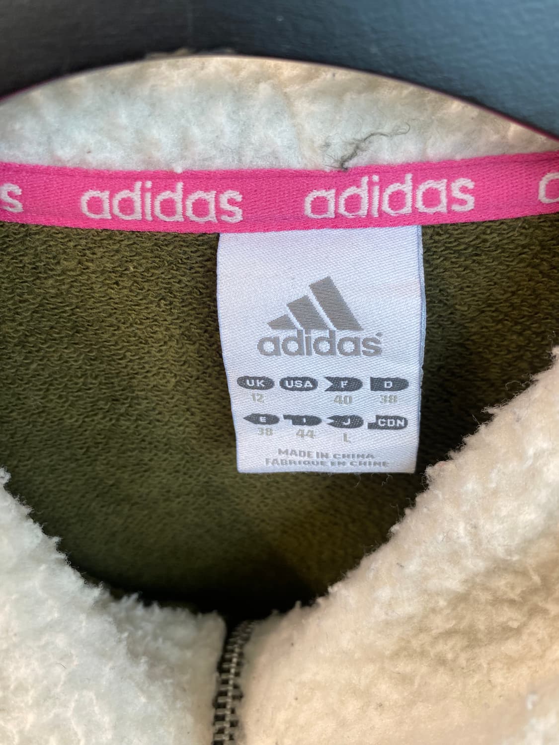 ADIDAS 카키후드집업자켓(M) 상품이미지6