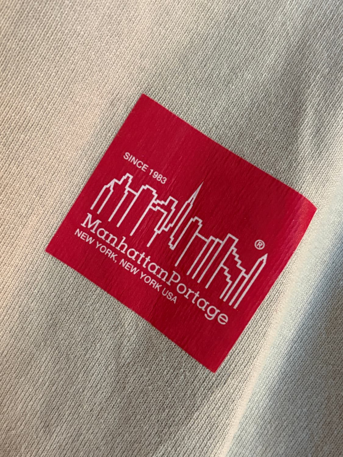 맨하탄포티지 긴팔 티셔츠 M 베이지 상품이미지2