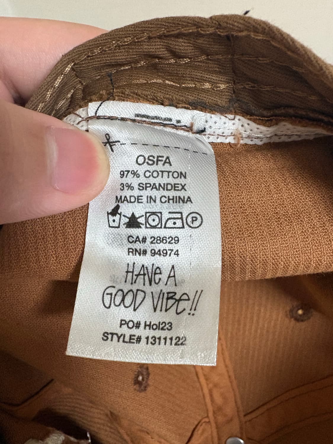 스투시 미드 뎁스 스포츠 아치 스트랩백 헤이즐넛 상품이미지4