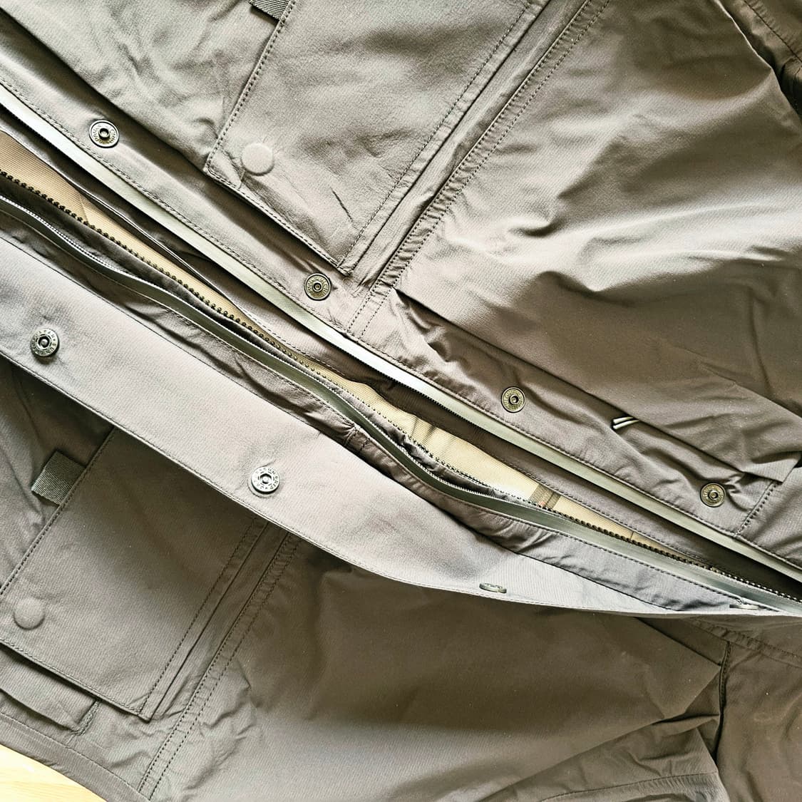 M 95 100 새제품)밥캣 레이어 자켓 바람막이 심실링 방수 방풍 등산 상품이미지6