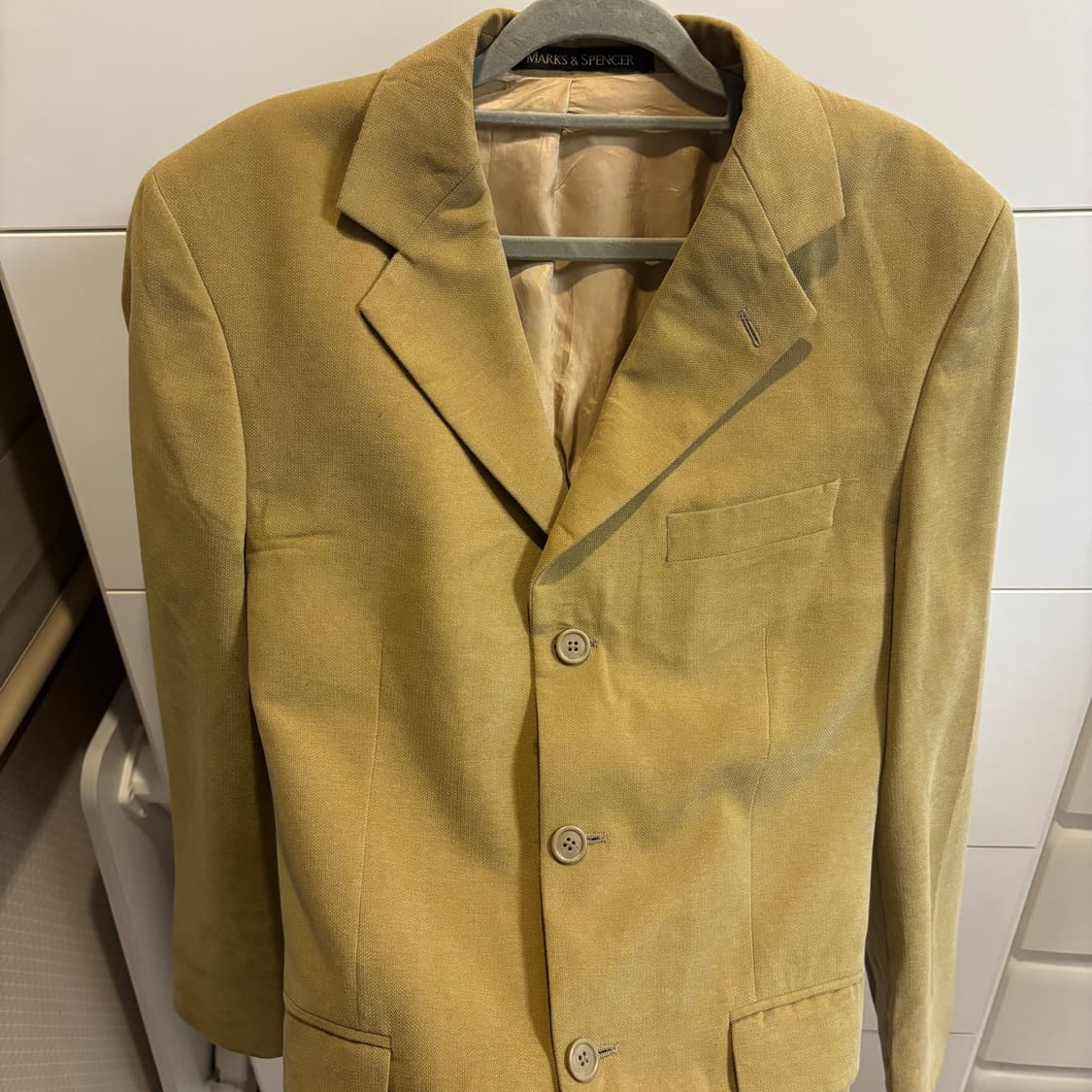 Marks & Spencer 영국제 겨자 머스타드 남녀공용 자켓 상품이미지4