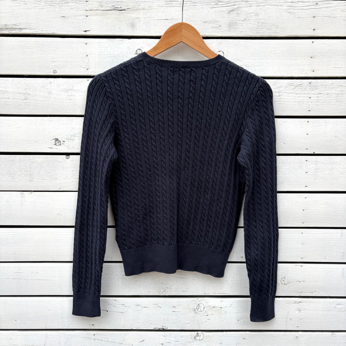 Polo 폴로 케이블 꽈배기 니트 가디건 상품이미지2